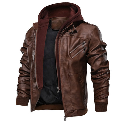 Men Marvel Venom Faux Two-Piece Motorcycle Jacket
