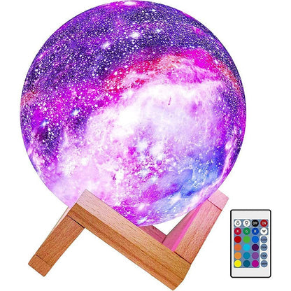 3D Printing Moon Light Galaxy LED Light