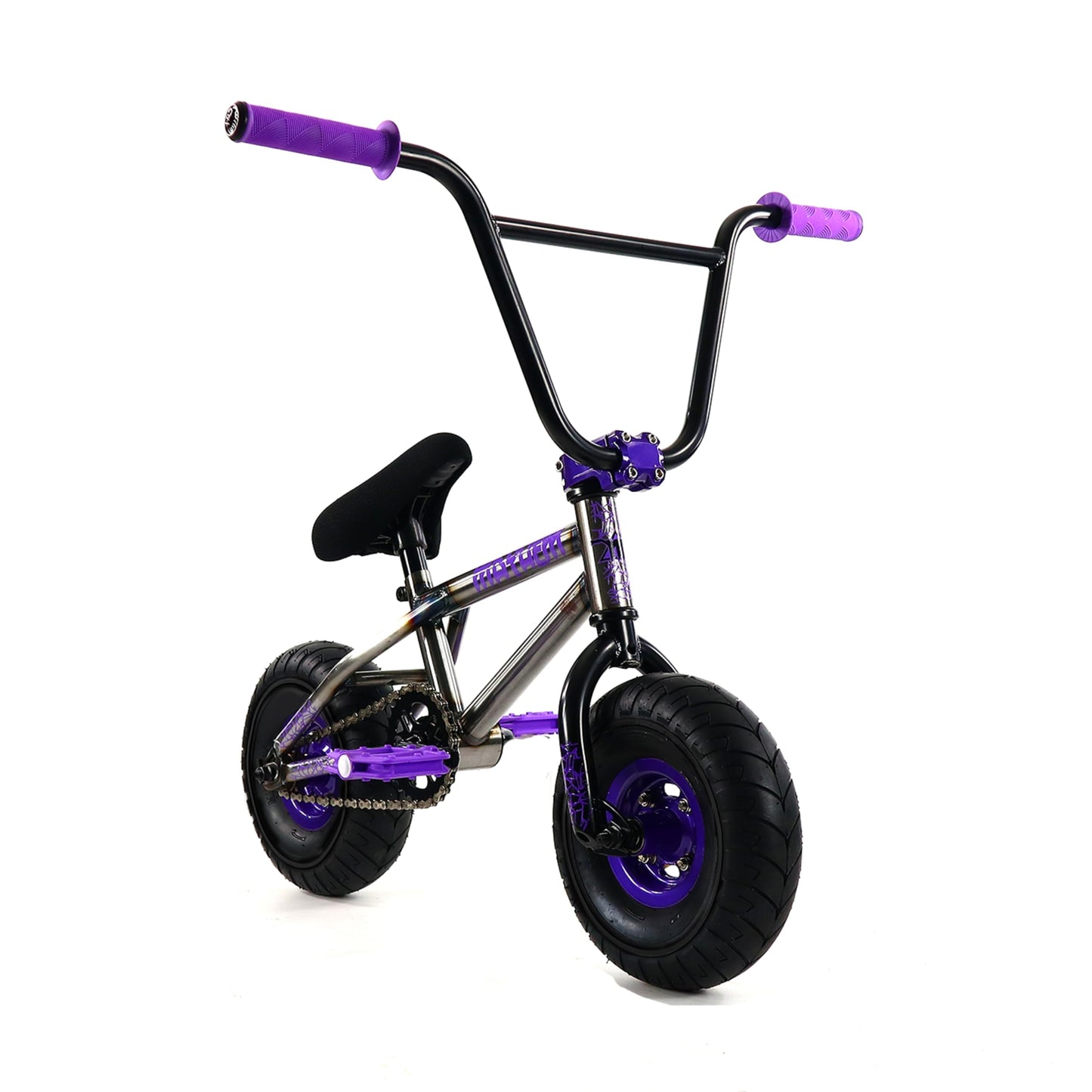 Fatboy Mini BMX Mini BMX PRO Model with 3-pc Crank Assault Model with 1-pcs Crank Riot Entry Level Mini BMX (Riot-Grey Power)