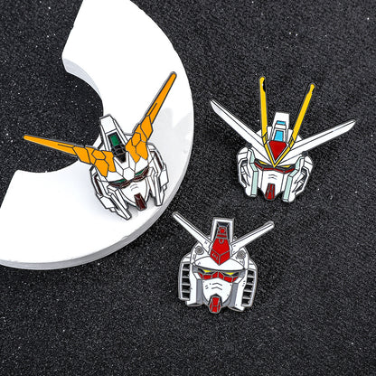 Creative Cartoon Robot Gundam Metal Badge Pin ANIMATE