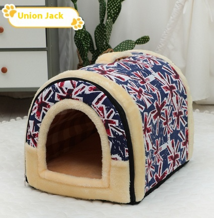Portable Handle Pet dog cat Bed