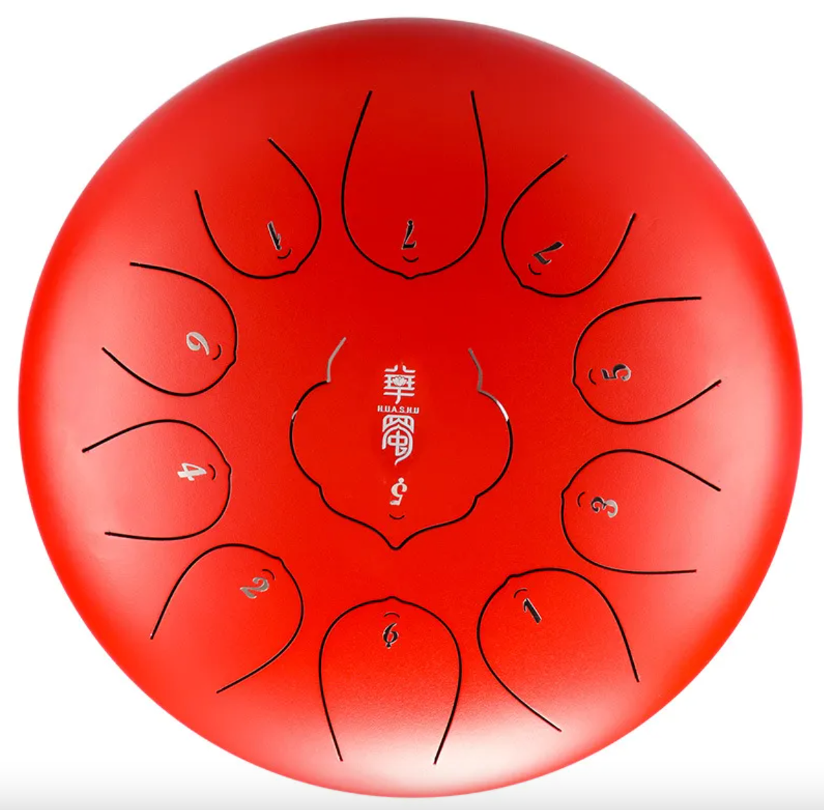 Steel Tongue Drum Percussion Instrument 11 13 15 tones multi colors sizes
