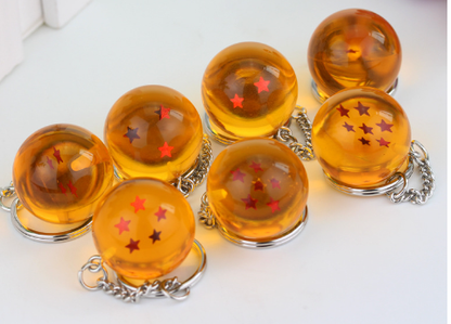 Dragon Ball Keychain Creative Pendant 1-7 dragon Star Balls