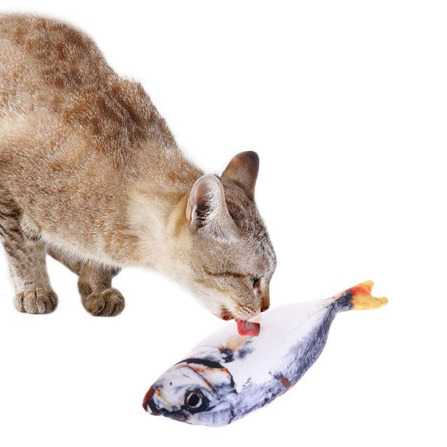 Creative Fish Shape Pet cat dog Toy 20cm