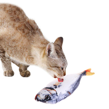 Creative Fish Shape Pet cat dog Toy 20cm