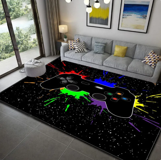 Game Controller Printed Living Room Carpet 40x60 cm