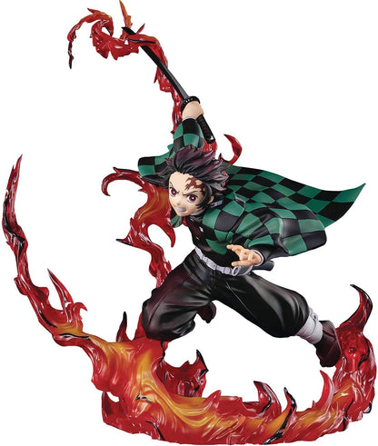 TAMASHII NATIONS - Demon Slayer: Kimetsu no Yaiba - Tanjiro Kamado Total Concentration Breathing Bandai Spirits FiguartsZERO Collectible Statue