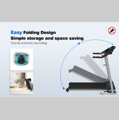 Motorized Folding Treadmill exercise fitness