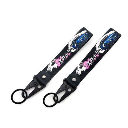 JDM Culture Keychain Wrist Strap with Digital Print 19.5cm x 2.5cm