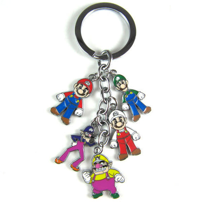 Super Mario and other anime Keychain valentine couple birthday date gift