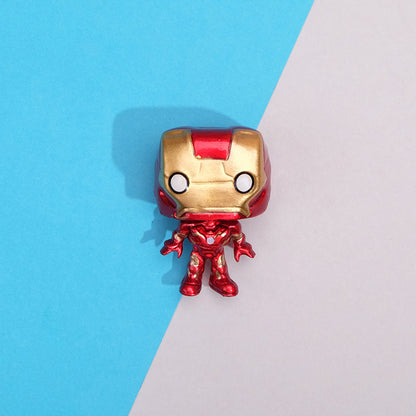 Creative Marvel Q-Version Hero Figurines DIY Decor