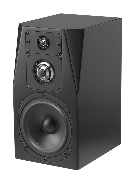 NHT C Series C-3 Premium Home Theater 3-Way Bookshelf Speaker - Clean Hi-Res Audio | Sealed Box | Aluminum Drivers | Single Unit High Gloss Black
