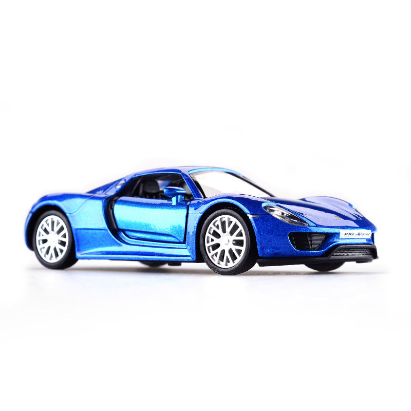 1:36 Porsche 918 Model Car with Opening Doors