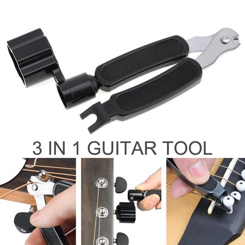 3-in-1 Guitar String Winder Cutter and Bridge Puller