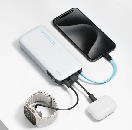 20000 MA  Fast Charge Power Bank 74Wh Type-C USB-A DUAL OUTPUT