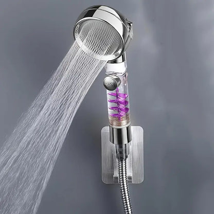 Three Speed Turbo Rod Pressurized Shower Head