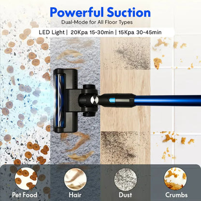 Cordless Vacuum Cleaner 200w 35mins usage with accessories