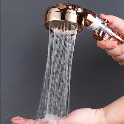 Three Speed Turbo Rod Pressurized Shower Head