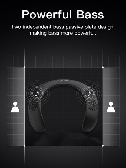 Smart Bluetooth Neckband Speaker SD card RADIO supported