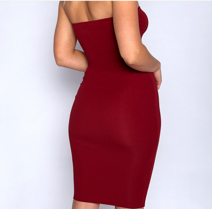 Sexy Backless Strapless Dress woman women date couple party night clubbing Nightclub
