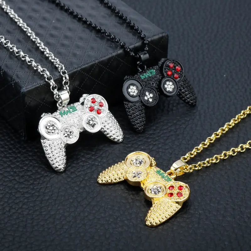 Trendy Playstation Game Console controller Pendant Necklace Jewelry