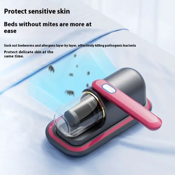 Bed Vacuum Cleaner Cordless Handheld Mattress Cleaner with UV light