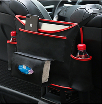 Car Seat Back Storage Organizer with Cup and Phone Holder 26x40cm
