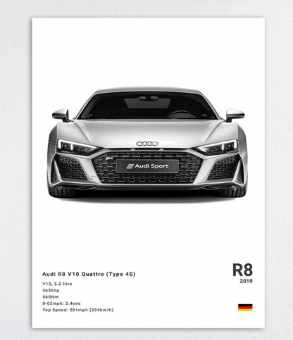 McLaren P1 Porsche 911 992 M3 NSX DEMON Poster  Decoration  Art  (One Piece)