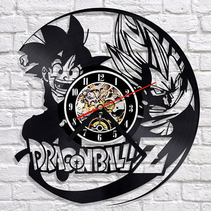 3D Creative Vinyl Clock - Dragon Ball Goku Wall Decor