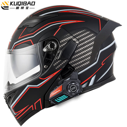 Cool Ride Anti-Fog Dual Lens Bluetooth Motorcycle Helmet