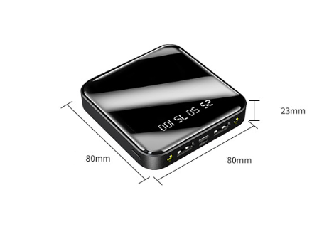 Mirror Surface Power Bank 10000 - 20000 mAh Mini Charger