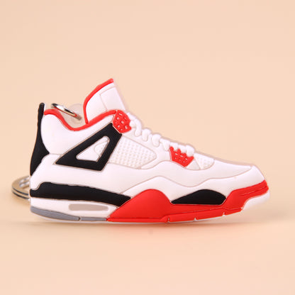 AJ4 Jordan Sneakers Keyring for Fans