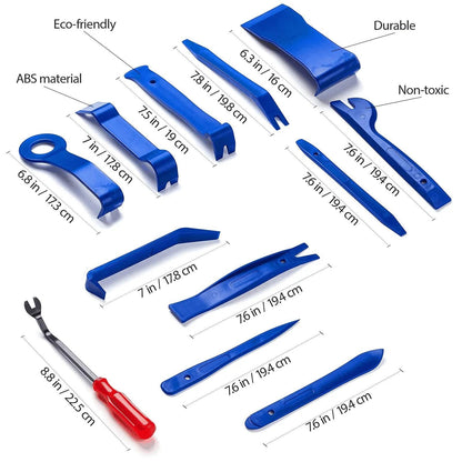 Car Trim Removal Tool Kit Auto Door Panel Dash Trim Molding Fastener Removal Set