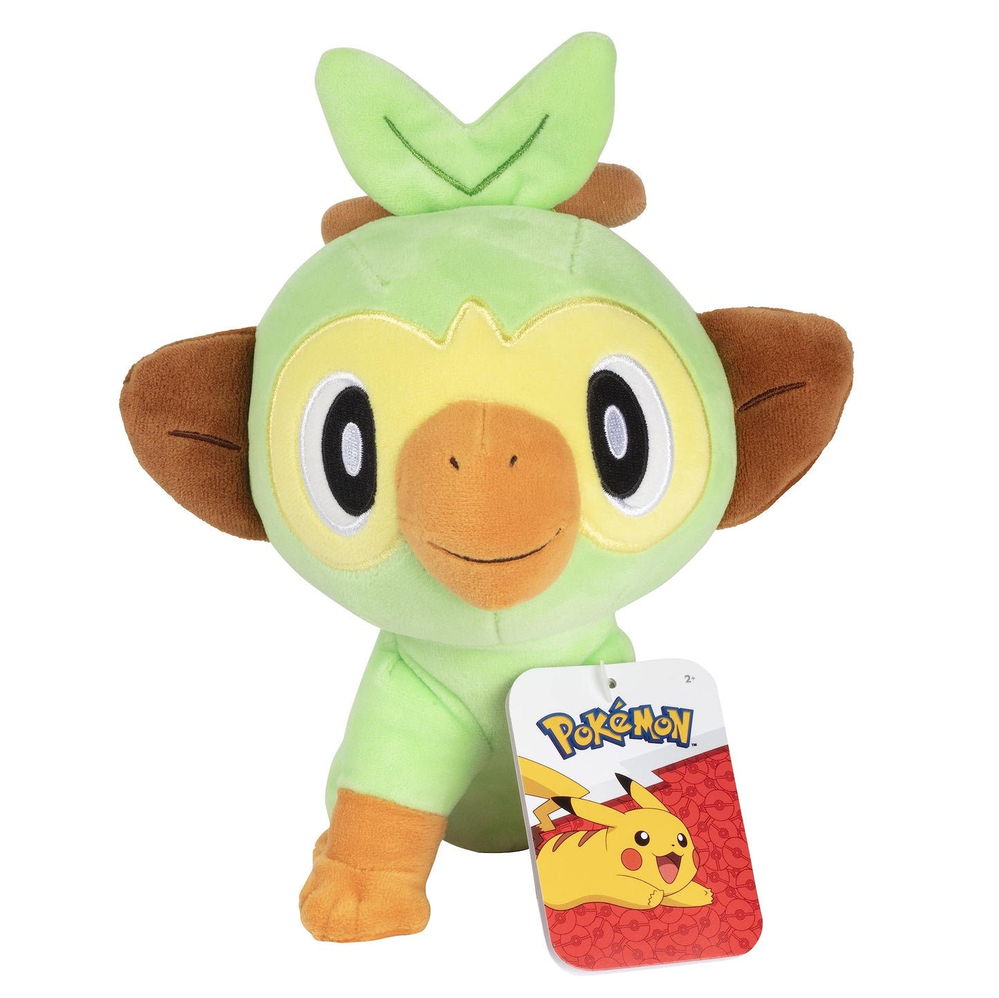 Pokemon 8" Grookey Plush Officially Licensed - Sword and Shield Starter Figure - Authentic Soft Stuffed Animal Toy - Valentines Day & Easter Basket Stuffer Gift for Kids Boys Girls - 2+