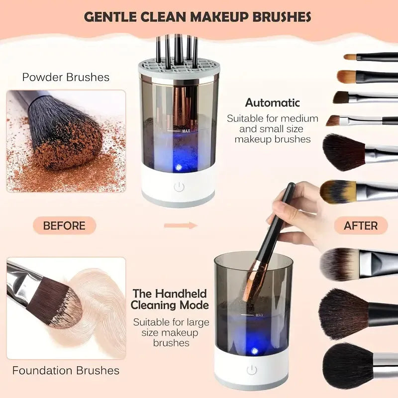 Automatic Makeup Brush Cleaner usb powered