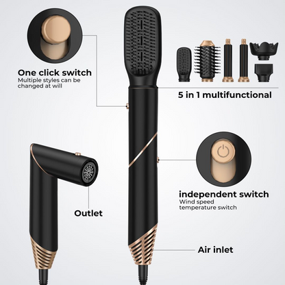 Six-in-One Automatic Hair Dryer 1000w