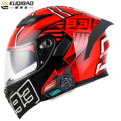 Cool Ride Anti-Fog Dual Lens Bluetooth Motorcycle Helmet