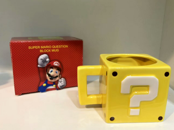 Super Mario Ceramic Mug and Sound Coin Bank Cup