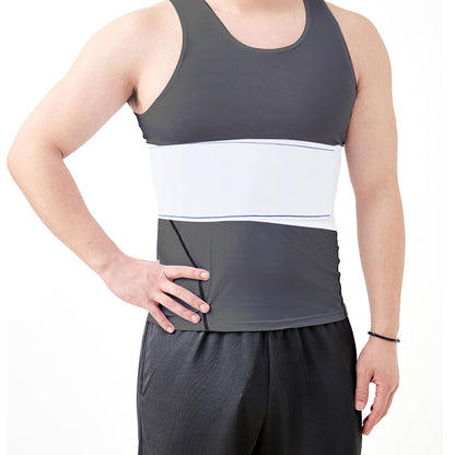 uniquetotop Chest Rib Broken Injury Support Brace Abdominal Compression Wrap Binder Breast Belt for Cracked Ribs Bruised Rib