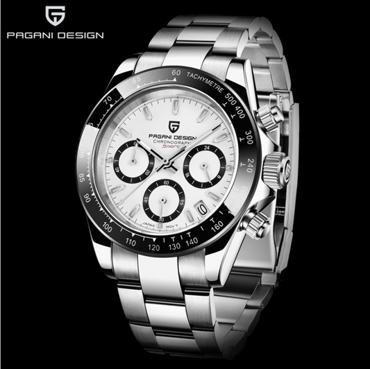 PAGANI Men's Quartz Watch with Luminous Calendar