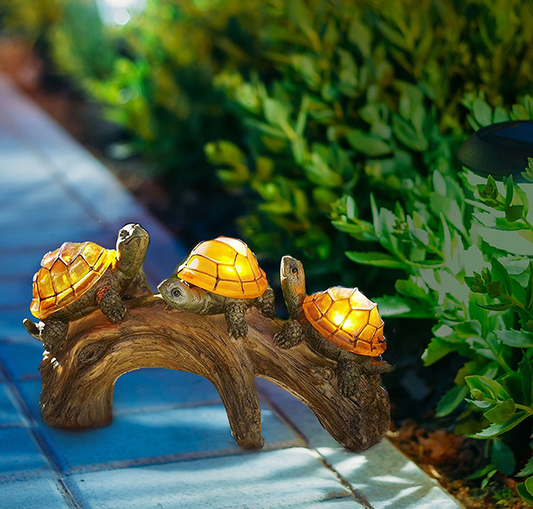 Solar Resin Turtle LED Lawn Light