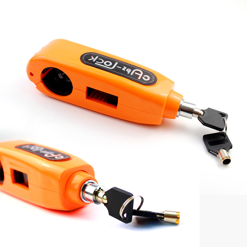 Motorcycle and Electric Bike Anti-Theft Grip Lock