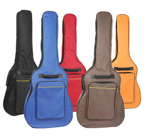 Colorful 41-Inch Guitar Bag with Padded Backpack Straps