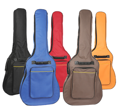Colorful 41-Inch Guitar Bag with Padded Backpack Straps