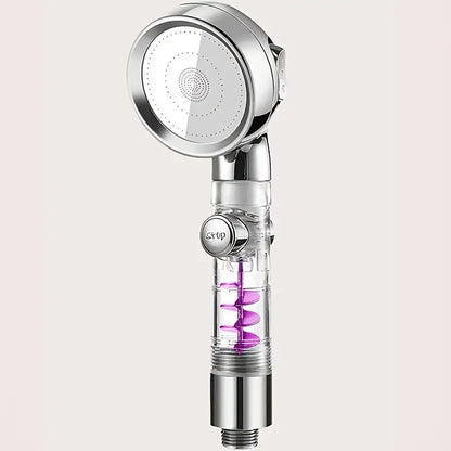 Three Speed Turbo Rod Pressurized Shower Head