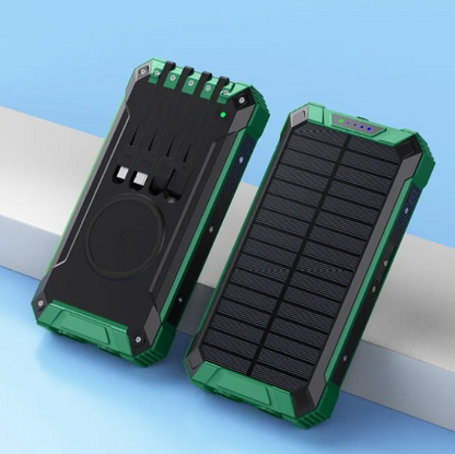 Solar Charge Wireless Power Bank 10000mah / up
