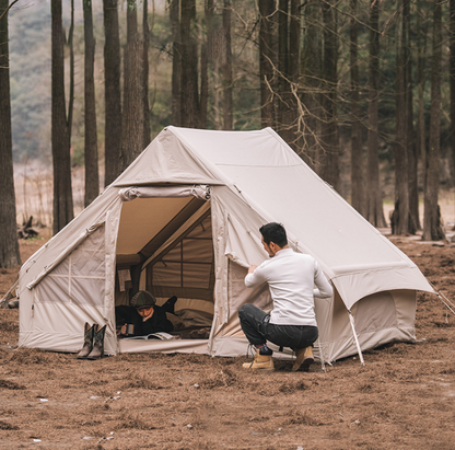 Cotton Camping Inflatable Tent shelter 300x210cm