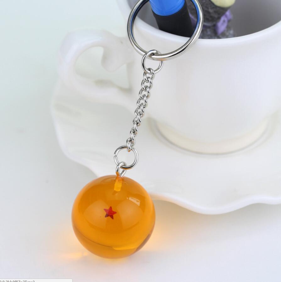 Dragon Ball Keychain Creative Pendant 1-7 dragon Star Balls