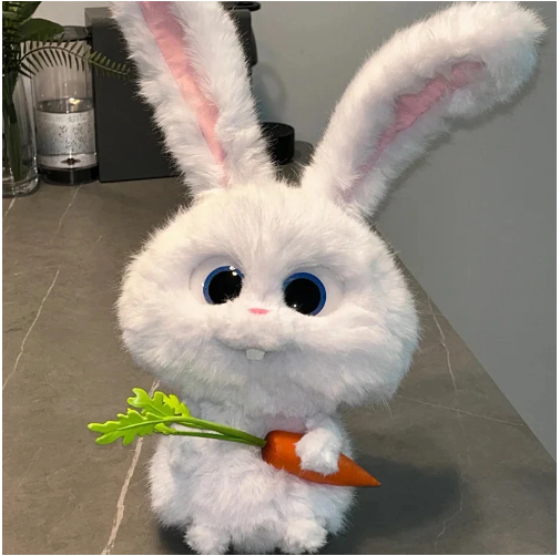 Plush Rabbit Toy: Snowball (One Piece)