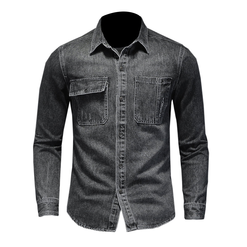 Marvel Venom Denim Shirt for Men - Stylish Fall Jacket